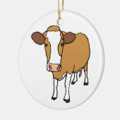 Koe Keramisch Ornament (Links)