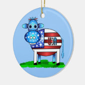 koe keramisch ornament (Links)