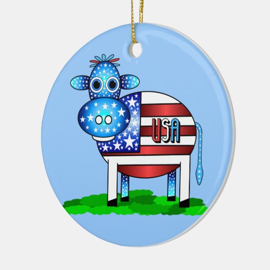 koe keramisch ornament (Links)