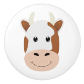 Koe Keramische Knop (Voorkant)