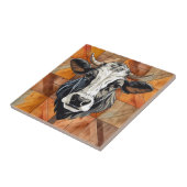 Koe keramische Tegel Tegeltje (Zijkant)