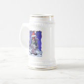 Koe kerst bierpul (Voorkant links)