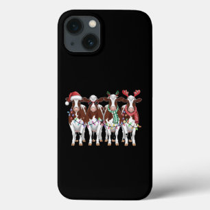 Koe Kerst Koe Liefhebber Cadeau Vakantie Boerderij Case-Mate iPhone Case