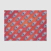 Koe kerst tissuepapier (Voorkant)