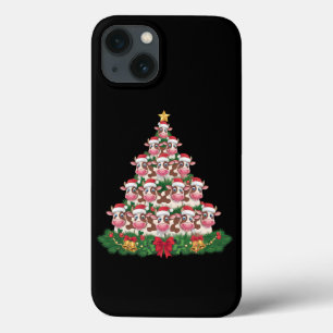 Koe Kerstboom Grappige Koe Liefhebber Koe Kerstmis Case-Mate iPhone Case