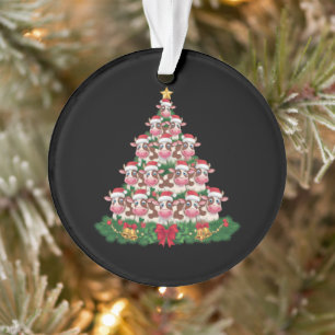 Koe Kerstboom Grappige Koe Liefhebber Koe Kerstmis Ornament