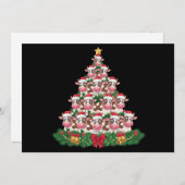 Koe Kerstboom Grappige Koe Lover Koe Xmas Feestdagenkaart (Voorkant / Achterkant)