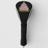 Koe Kerstboom Grappige Koe Lover Koe Xmas Golfheadcover (Voorkant)