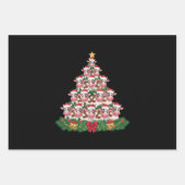 Koe Kerstboom Grappige Koe Lover Koe Xmas Inpakpapier Vel (Voorkant)