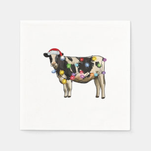 Koe Kerstboom vee feestelijk boerderij Servet