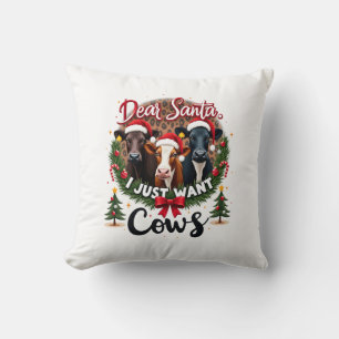 Koe Kerstdag Beste Sinterklaas Ik Wil Alleen Koeie Kussen