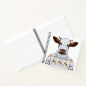 Koe kerstkeuken notitieboek (Binnen)