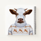 Koe kerstkeuken notitieboek (Achterkant)