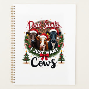 Koe Kerstmis Beste Kerstman Ik Wil Alleen Koeien G Planner