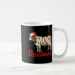 Koe Kerstmis Grappige Koe Liefhebbers Rundvee Boer Koffiemok