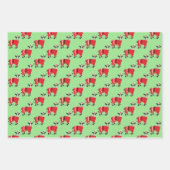 Koe Kerstmis Kerstmis Inpakpapier Vel (Voorkant)