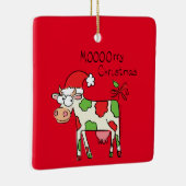 Koe Kerstmis Kinder Keramisch Ornament (Rechts)