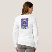 Koe Kerstmis T-shirt (Achterkant volledig)