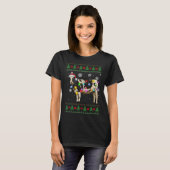 Koe Kerstmis T-shirt (Voorkant volledig)