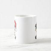 Koe Kerstmis Winter Dieren Vakantie Koeien Koffiemok (Center)