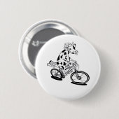 Koe kerstverlichting lelijk kerstontwerp Grappig Ronde Button 5,7 Cm (Voorkant /achterkant)