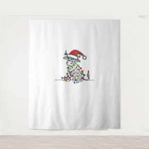 Koe Kerstverlichting Wandkleed