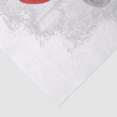Koe kerstWaterverf Tissuepapier (Detail)
