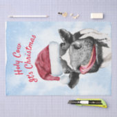 Koe kerstWaterverf Tissuepapier (Craft)