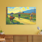 Koe Kijken Jules Buysse Tour de France 1926 Canvas Afdruk (Insitu (Woonkamer))