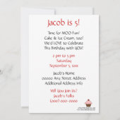 Koe - Kinderfeest Kaart (Achterkant)