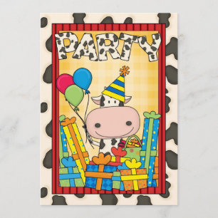 Koe - Kinderfeest Kaart