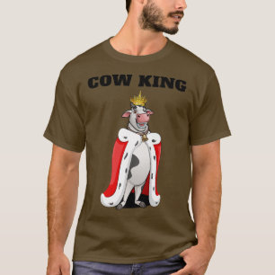Koe King Boerderij Boys Koe T Mannen Koe T-shirt