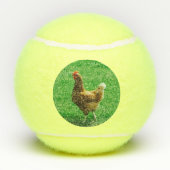 Koe kippenboerderijdieren 4Robin Tennisballen (Achterkant)