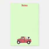 Koe kleine rode vrachtwagen post-it® notes (Voorkant)