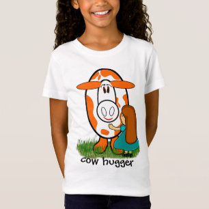 koe knuffelaar - Aangepast T-shirt