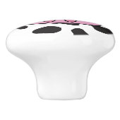 Koe, Koe Baby, kleine Koe, Boerderij Keramische Knop (Zijkant)