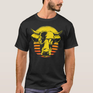 Koe Koe Head Retro Sunbril Farmer T-shirt