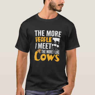 Koe Koeien Meer Dan Mensen Vrouwen Mannen Kinderen T-shirt