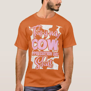 Koe Koeien van boeren over dit alles is mijn waard T-shirt