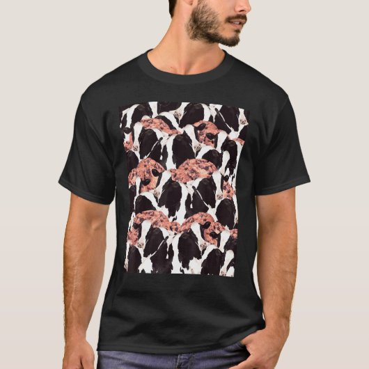 Koe Koekje Crazy Collage T-shirt (Voorkant)