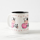 Koe KoffieMok Tweekleurige Koffiemok (Voorkant links)