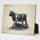  Koe labletop Fotoplaat (Zijkant)