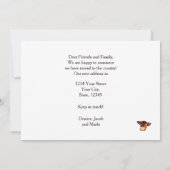 Koe Land Boerderij Rustic Barn Funny Moving Kaart (Achterkant)