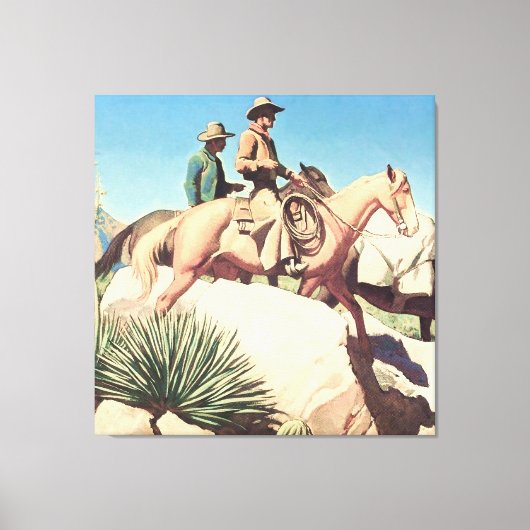 "Koe land" door Maynard Dixon Canvas Afdruk (Voorkant)