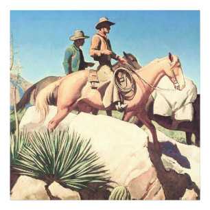 "Koe land" door Maynard Dixon Foto Afdruk