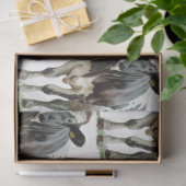 Koe Land Zwart-wit Vlekken Tissuepapier (Geschenk)