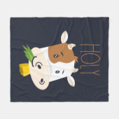 Koe landbouwhuisdieren fleece deken (Voorkant (Horizontaal))