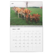 Koe landbouwhuisdieren kalender (Mar 2027)