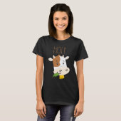 Koe landbouwhuisdieren t-shirt (Voorkant volledig)