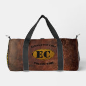 Koe lederen imitatie langwerpige munt collector plunjezak (Voorkant)